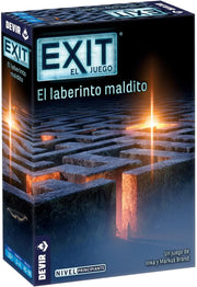 Caja de Exit El laberinto maldito Devir en español
