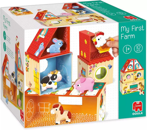 Caja de My First Farm con todos los animales de granja incluidos
