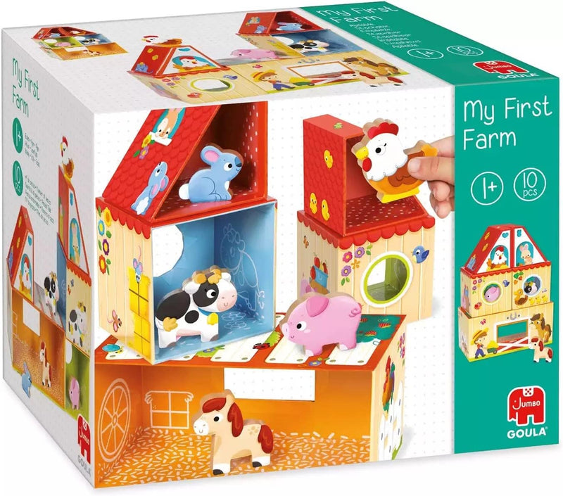 Caja de My First Farm con todos los animales de granja incluidos
