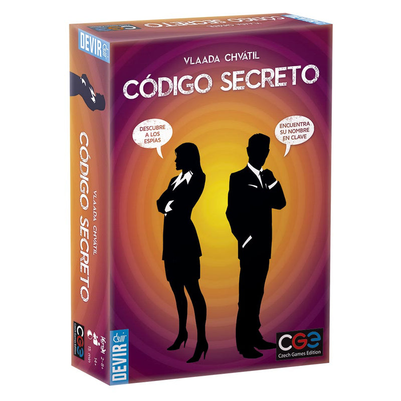 Código secreto de Devir, el juego de mesa de los espías.