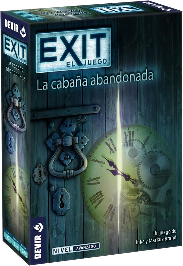 Caja del juego Exit: La cabaña abandonada de Devir