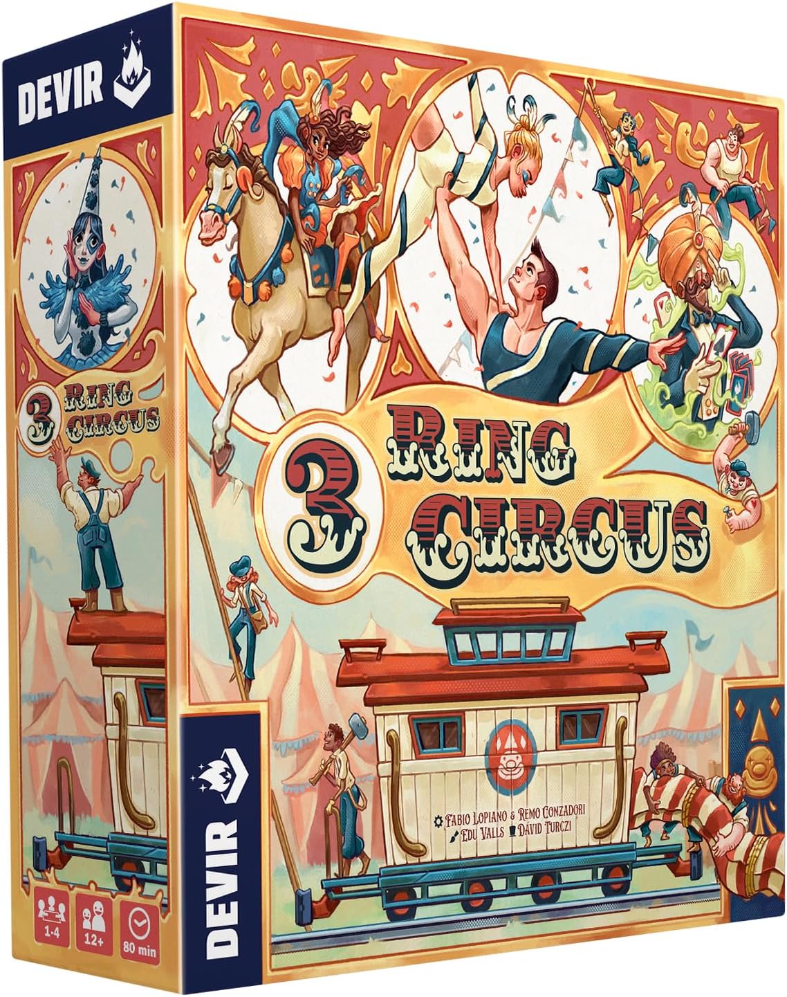 Caja del juego 3 Ring Circus de Devir