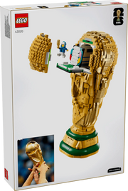 Caja del set LEGO 43020 Trofeo Oficial Copa Mundial FIFA con 2842 piezas

