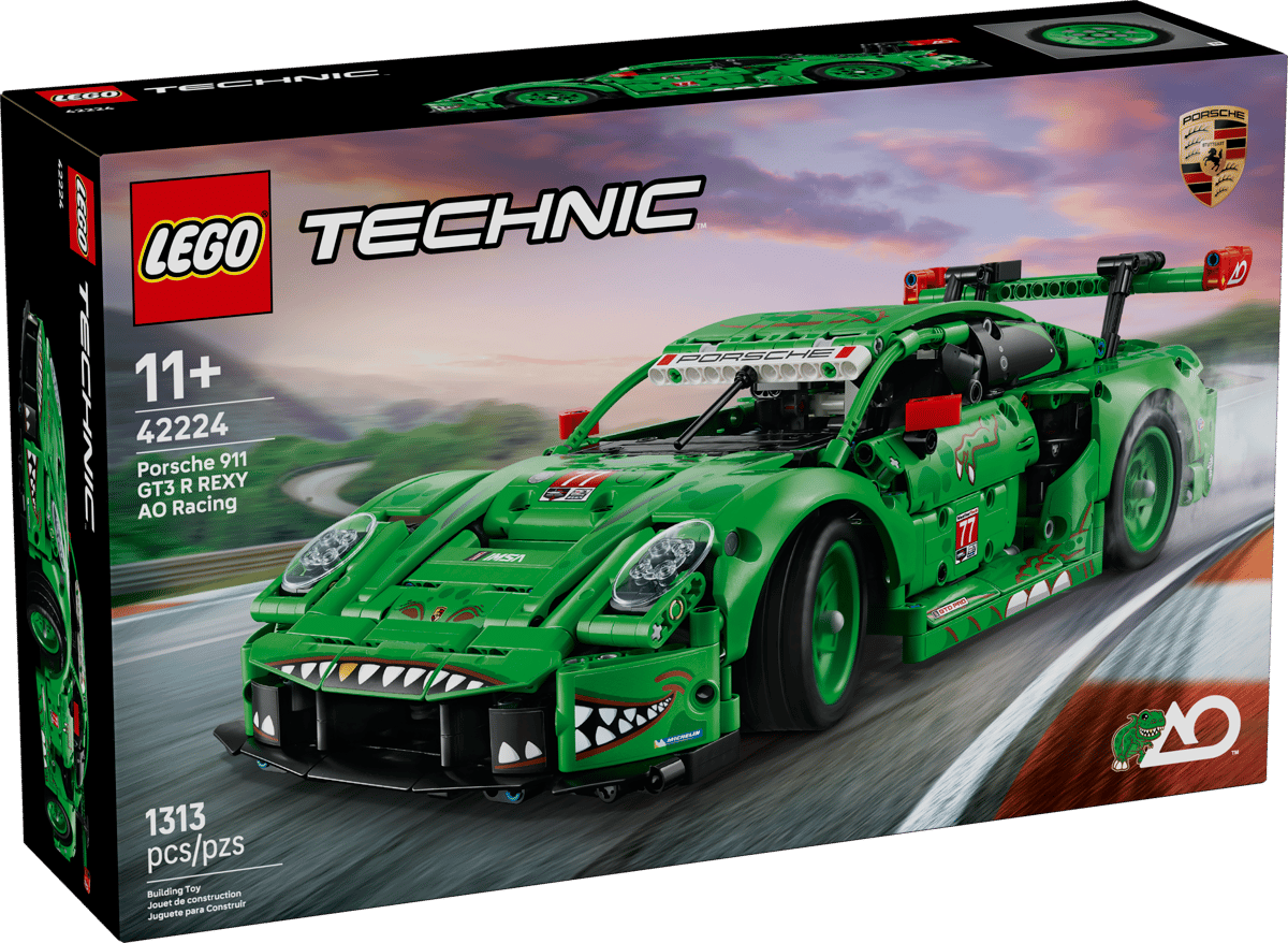 Caja frontal LEGO Technic Porsche 911 GT3 R REXY AO Racing ref. 42224