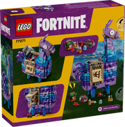 Caja oficial del set LEGO Fortnite 77071 Llama de Suministros mostrando el packaging original con licencia de Epic Games y LEGO
