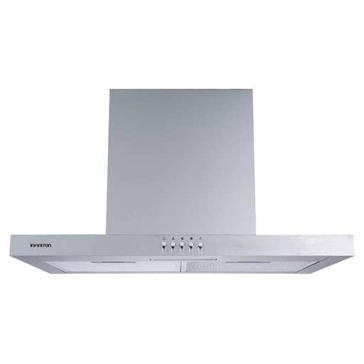 Campana Extractora Infiniton CMPT-TSH6B40 de 60cm en acero inoxidable con iluminación LED integrada, diseño T-invertida para instalación en pared
