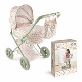 Carrito cuco Amanda con caja, bolso de paseo y canastilla, altura 81 cm para niños 3-4 años
