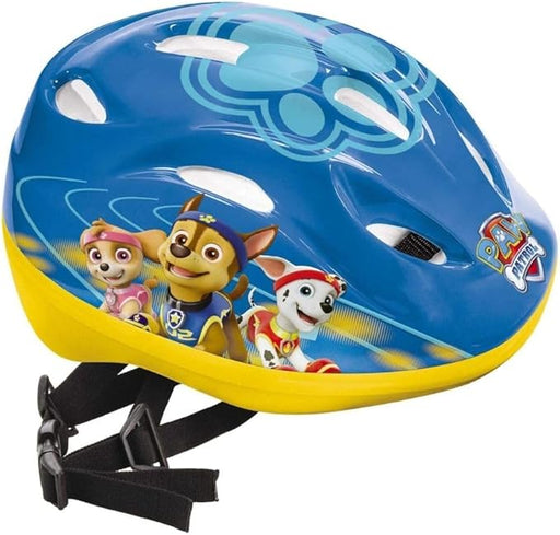 Casco infantil Paw Patrol con ilustraciones de Chase y Marshall
