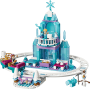 Castillo Elsa LEGO con Elsa, Anna, Olaf, Bruni, Nevaditos y trineo circular