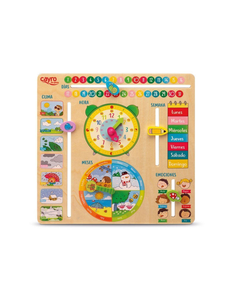Cayro Calendario Educativo de madera (8107)