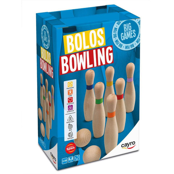 Caja del juego de bolos de madera Cayro 148