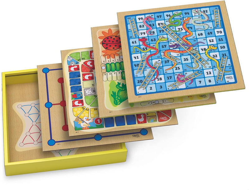 Cayro Pack of 30 Classic Wooden Games (830)