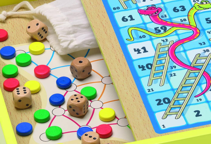 Cayro Pack of 30 Classic Wooden Games (830)