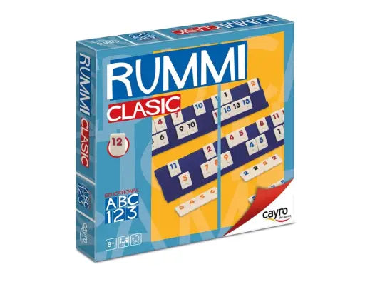 Cayro Rummi Classic 711 - caja del juego con 106 fichas numeradas - vista principal