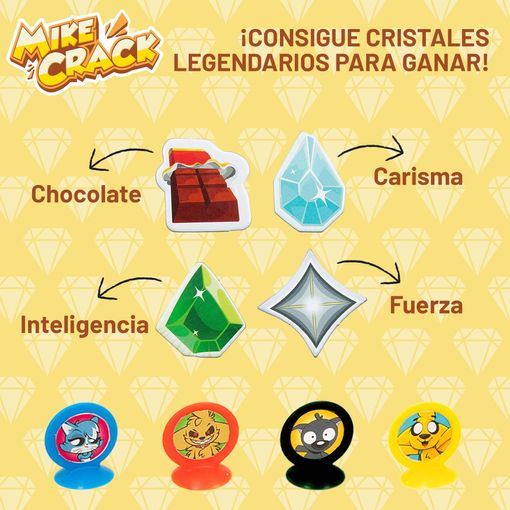Colorbaby Mikecrack Juego De Mesa Oficial Los Cristales Legendarios (48418)