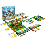 Cartas y componentes de Monkey Palace en una partida en curso.
