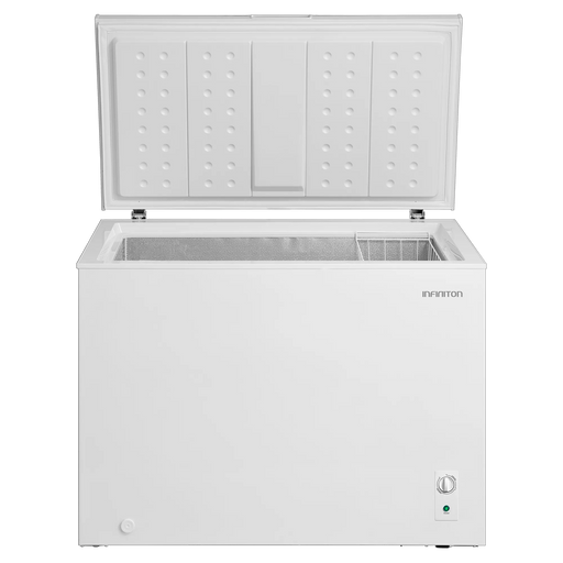 Congelador horizontal Infiniton 249L con Dual System, Stand By hasta 45h, cesto auxiliar incluido, patas regulables y funcionamiento ultra silencioso
