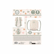 Contenido de la caja: Mochila Portabebés Amanda La Nina para muñecos de 30-46 cm
