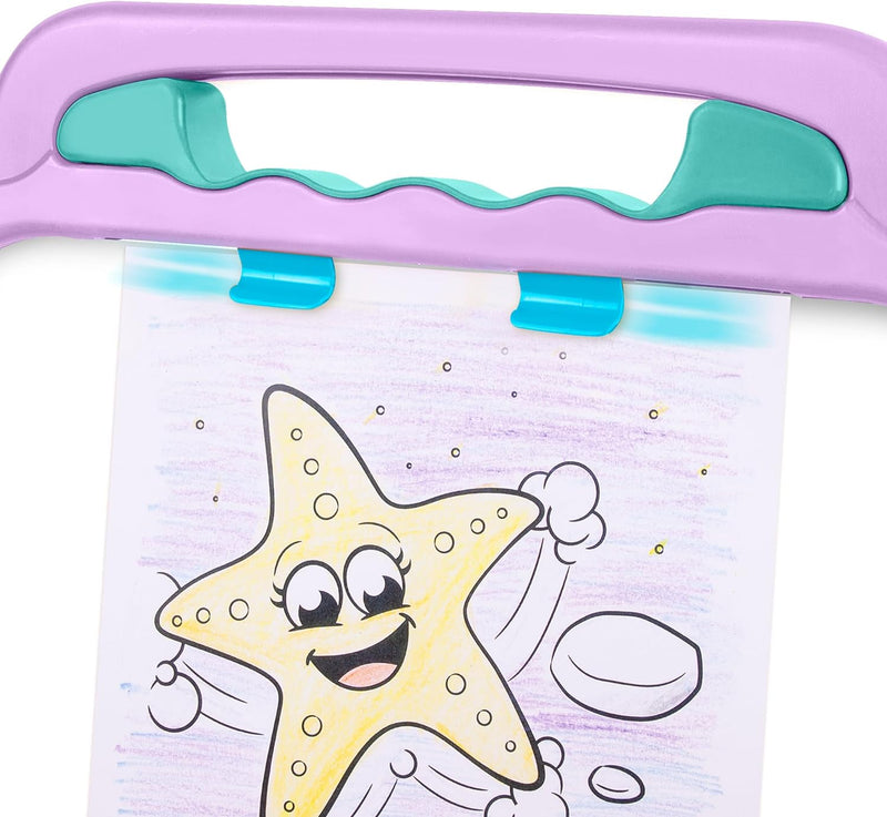 Crayola Pizarra Portátil 2 Superficies - Doble Cara para Tiza y Rotulador