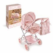 Cuco grande Carlota completo: cochecito, capota, capazo desmontable y bolsa
