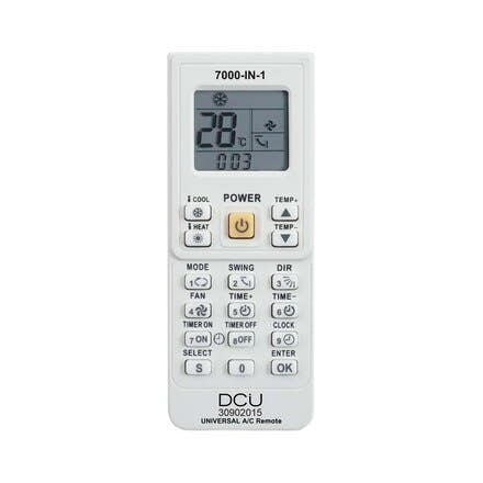 DCU Mando a distancia universal para aire acondicionado 7000 en 1 (99217)