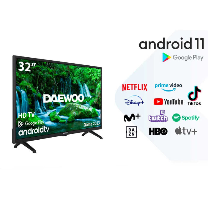 Daewoo Televisión 32" Smart Tv Led HD Android TV (32DM54HA1)