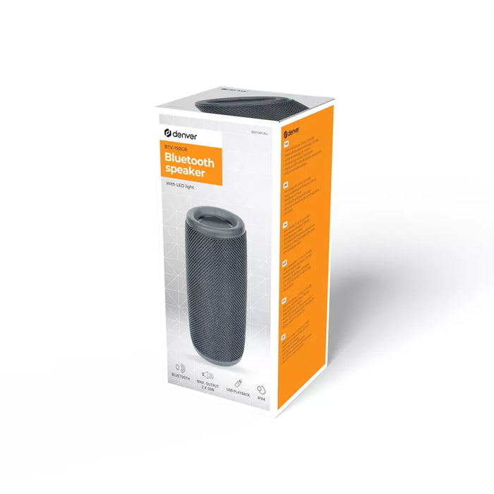 Denver Bluetooth Speaker Gray (BTV-1500GR)