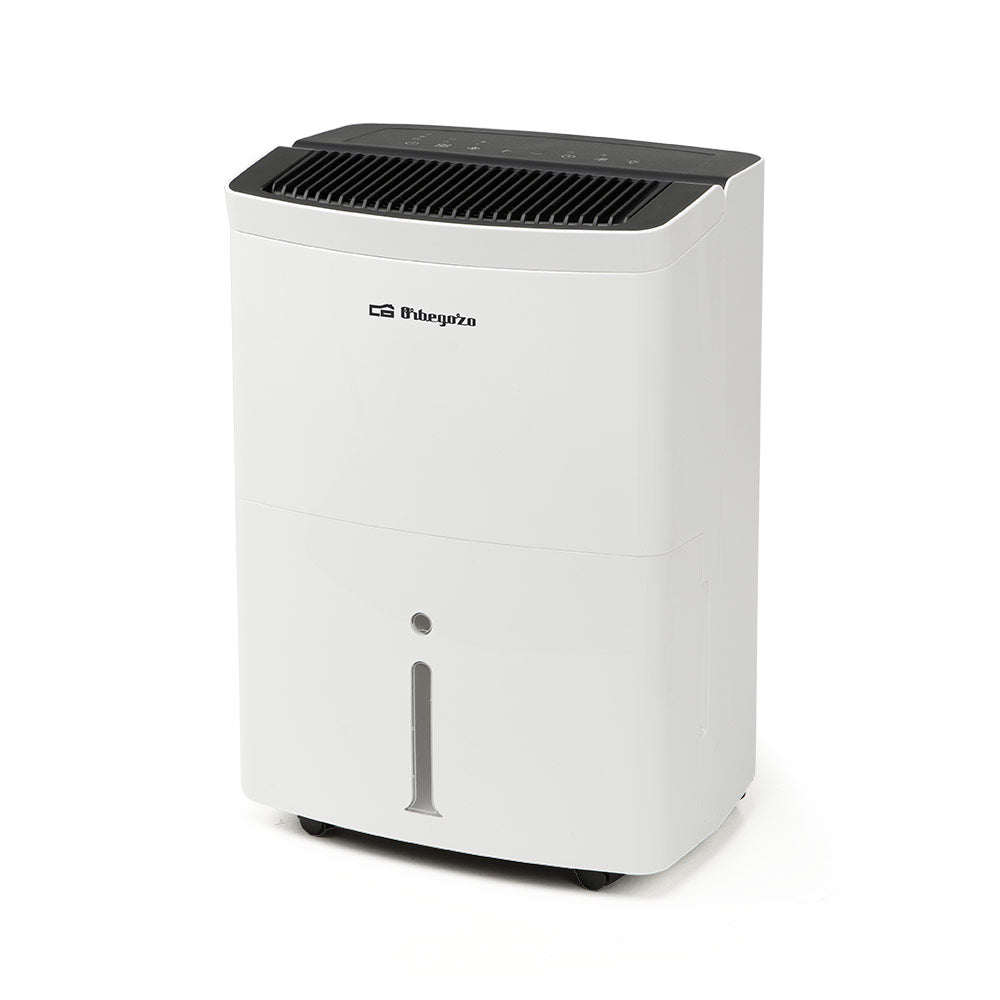 Deshumidificador DH 3010 con diseño compacto y display LED.
