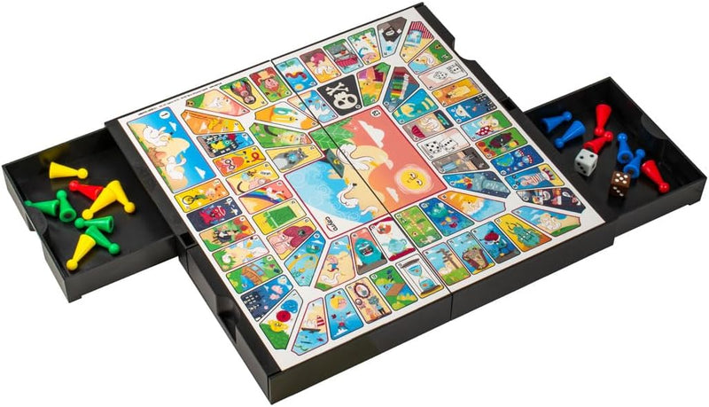 Detalle de fichas magnéticas del juego Cayro que no se mueven durante el juego
