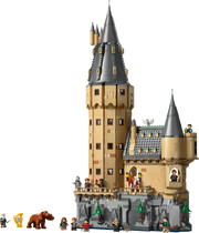 Detalle de la escalera giratoria al despacho de Dumbledore en el set 76454
