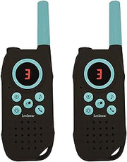 Detalle de los botones y diseño ergonómico del walkie Lexibook
