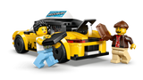 Detalle minifiguras LEGO City 60487 taxista turista equipaje Taxi Amarillo
