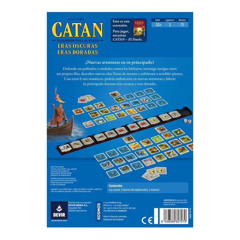 🛡️ Devir Catan El Duelo – Expansión Eras Oscuras, Eras Doradas (BGCATDUEXPSP)