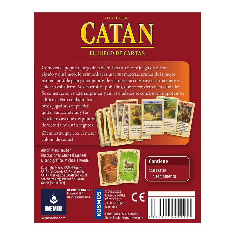 Devir Catan Juego de Cartas Mini (BGCATMN)
