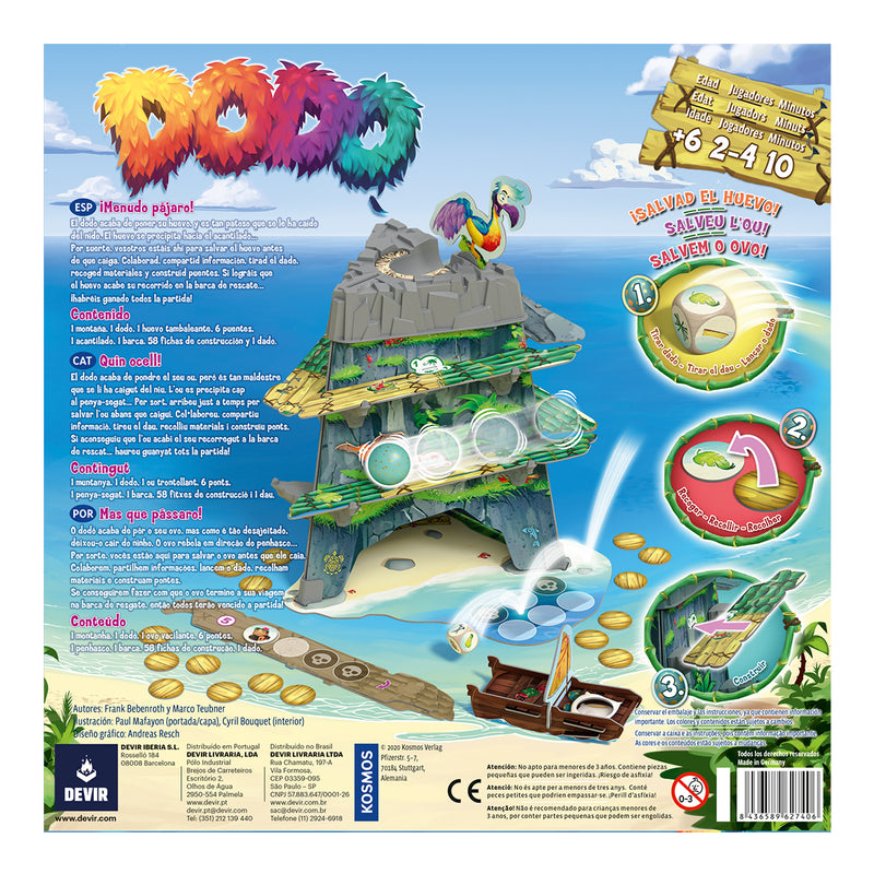 Devir Juego de mesa Dodo (BGDODPS)