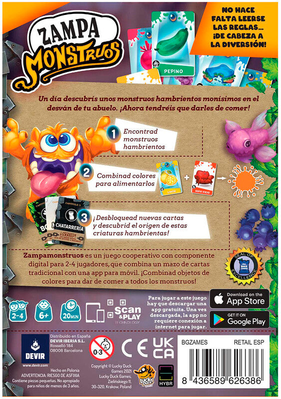 Devir Zampamonstruos (BGZAMSP)