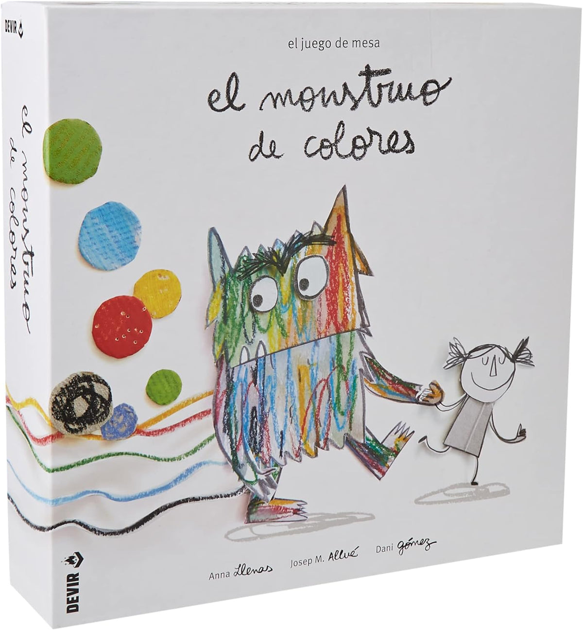 Caja del juego El monstruo de colores de Devir