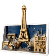 Diorama LEGO Architecture París con Torre Eiffel, Arco Triunfo, Louvre y Sacré-Cœur