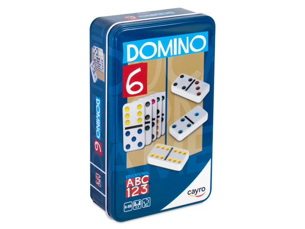 Dominó Colores Doble 6 Metal Box Cayro