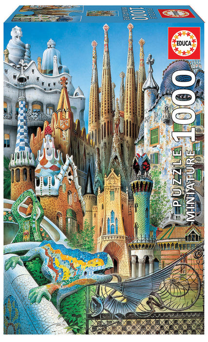 Educa Borrás Puzzle 1.000 Piezas Miniature Gaudí (11874)