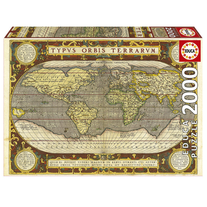 Educa Borrás Puzzle 2000 World Map (19620)