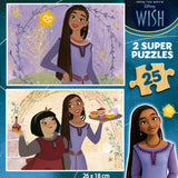 Educa Borrás Puzzle 2x25 Wish Madera (19738) (vista 2)