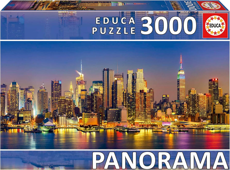 Educa Borrás Puzzle 3000 piezas Skyline New York Panorama (19948)