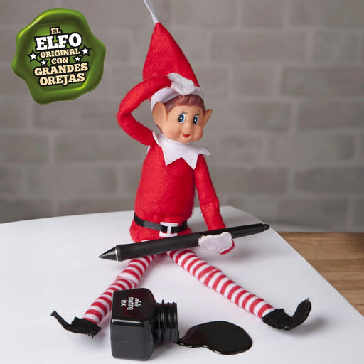 Elfie el Elfo Behaving Badly 30 cm - Elfo original con grandes orejas en posición sentada
