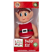 Elfo Baby 13 cm Elves Behavin Badly VALUVIC-TAF011 peluche navideño travieso con traje rojo y verde
