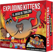 Exploding Kittens Board Game Super Fan Edition - Caja del juego de mesa con ilustraciones originales
