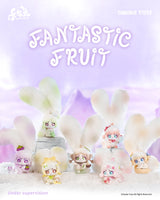 Colección Cup Rabbits Fantastic Fruit — 6 figuras blind box Awake Toys tonos etéreos