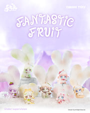 Colección Cup Rabbits Fantastic Fruit — 6 figuras blind box Awake Toys tonos etéreos
