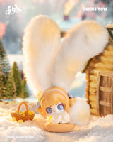 Figura Cup Rabbits Fantastic Fruit — detalle blind box Awake Toys orejas crema pastel