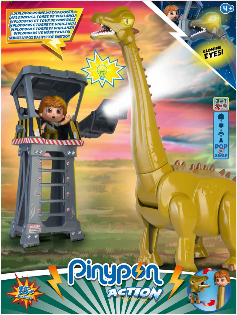 Famosa Pinypon Action Diplodocus y Torre (PNC27000)